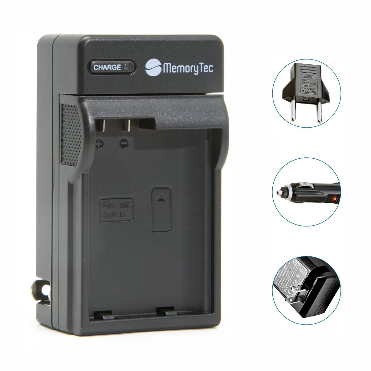 Kit Battery Grip MB-D15 + Bateria EN-EL15 + Carregador para Nikon