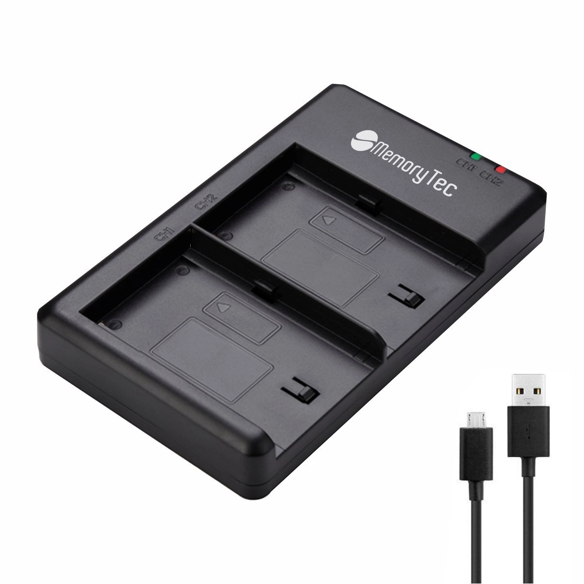 Kit 4 Baterias LI-40B + Carregador Duplo para Olympus / Fujifilm / Kodak / Nikon / Casio entre outras