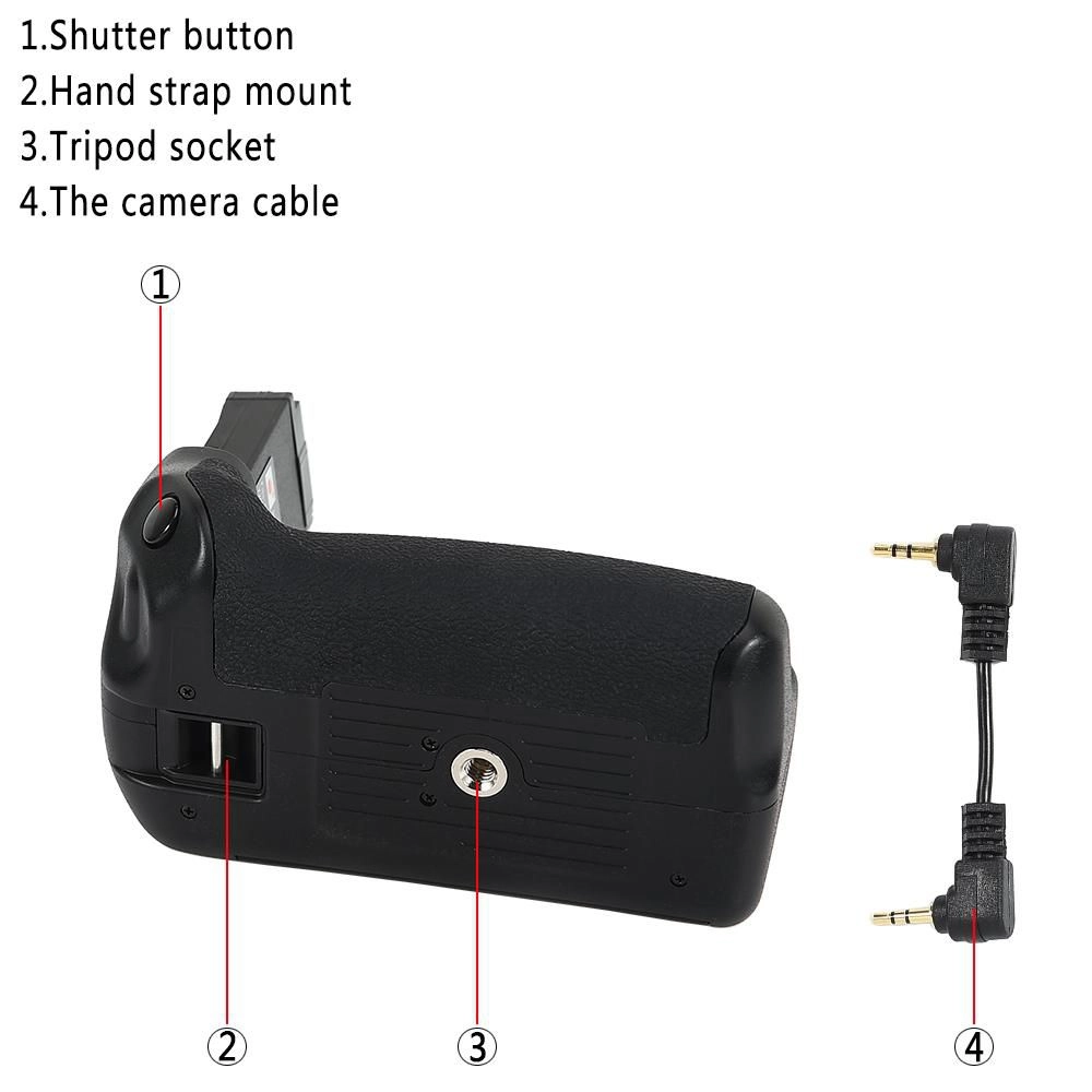 Kit Battery Grip 800D + 2 Baterias LP-E17 + Carregador para Canon