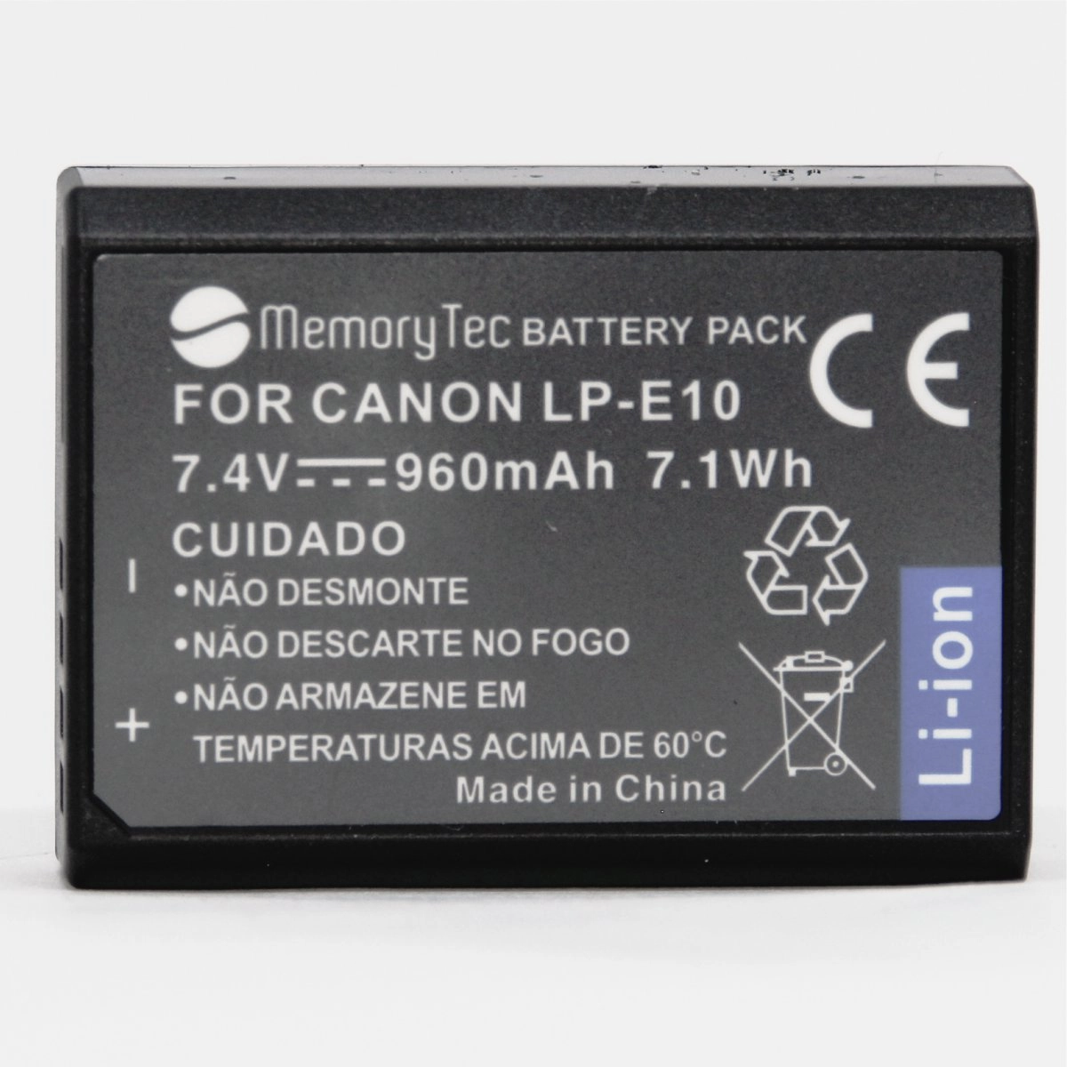 Kit 1 Bateria LP-E10 + Carregador para Canon Kit 1 Bateria LP-E10 + Carregador para Canon