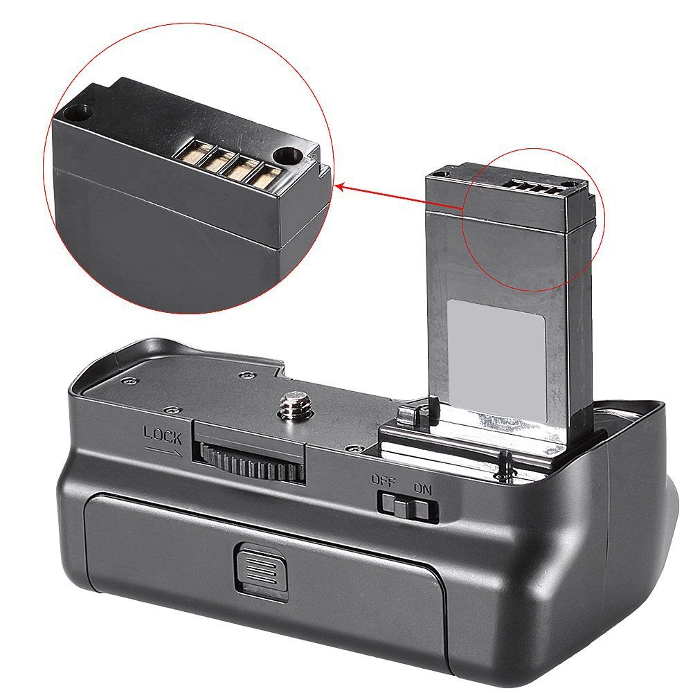 Kit Battery Grip 100DH + 2 Baterias LP-E12 + Carregador Duplo DL para Canon SL1