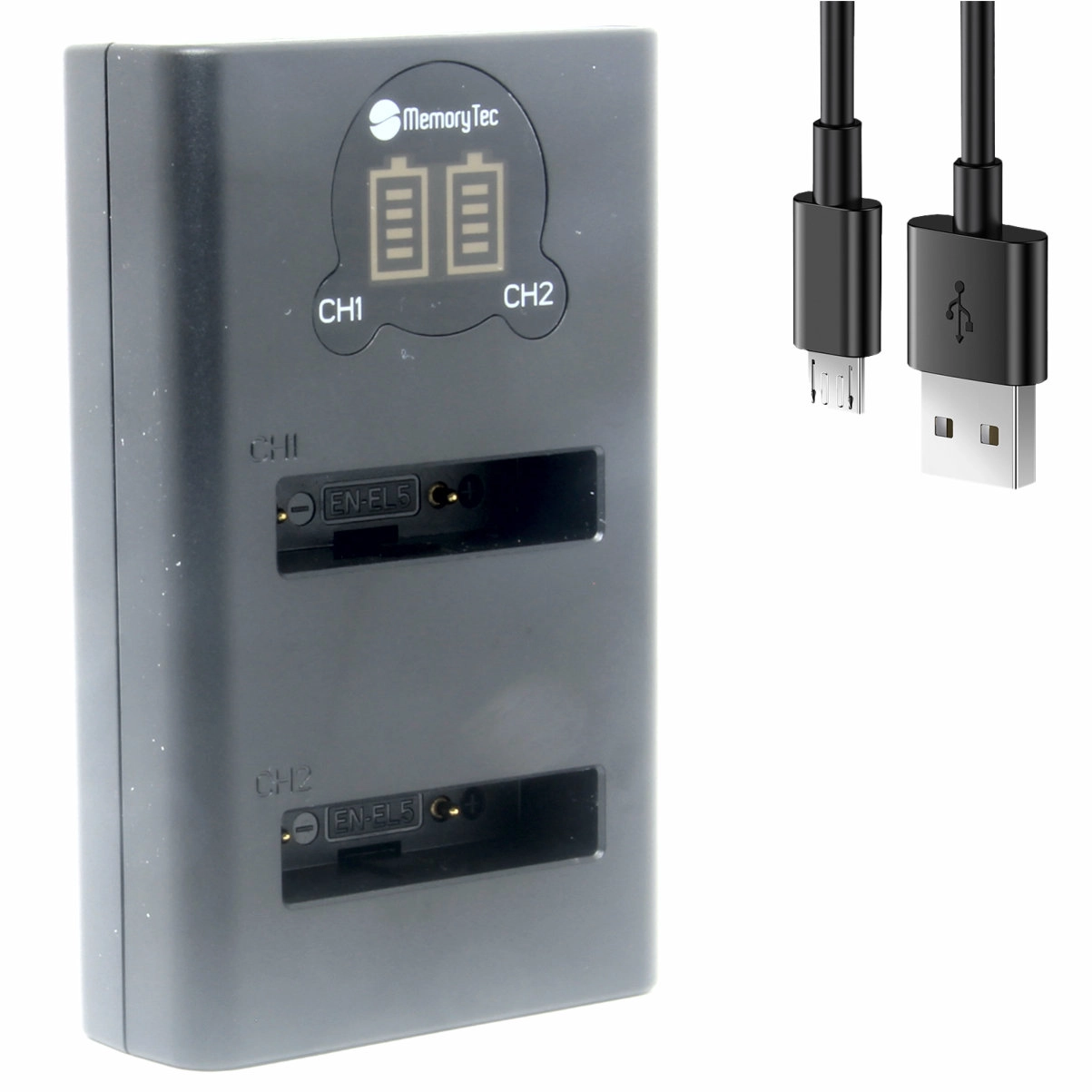 DL Carregador Duplo EN-EL5 para Nikon DL Carregador Duplo EN-EL5 para Nikon