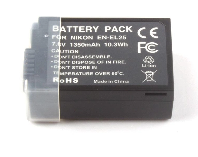 Kit 2 Baterias EN-EL25 + Carregador Nikon