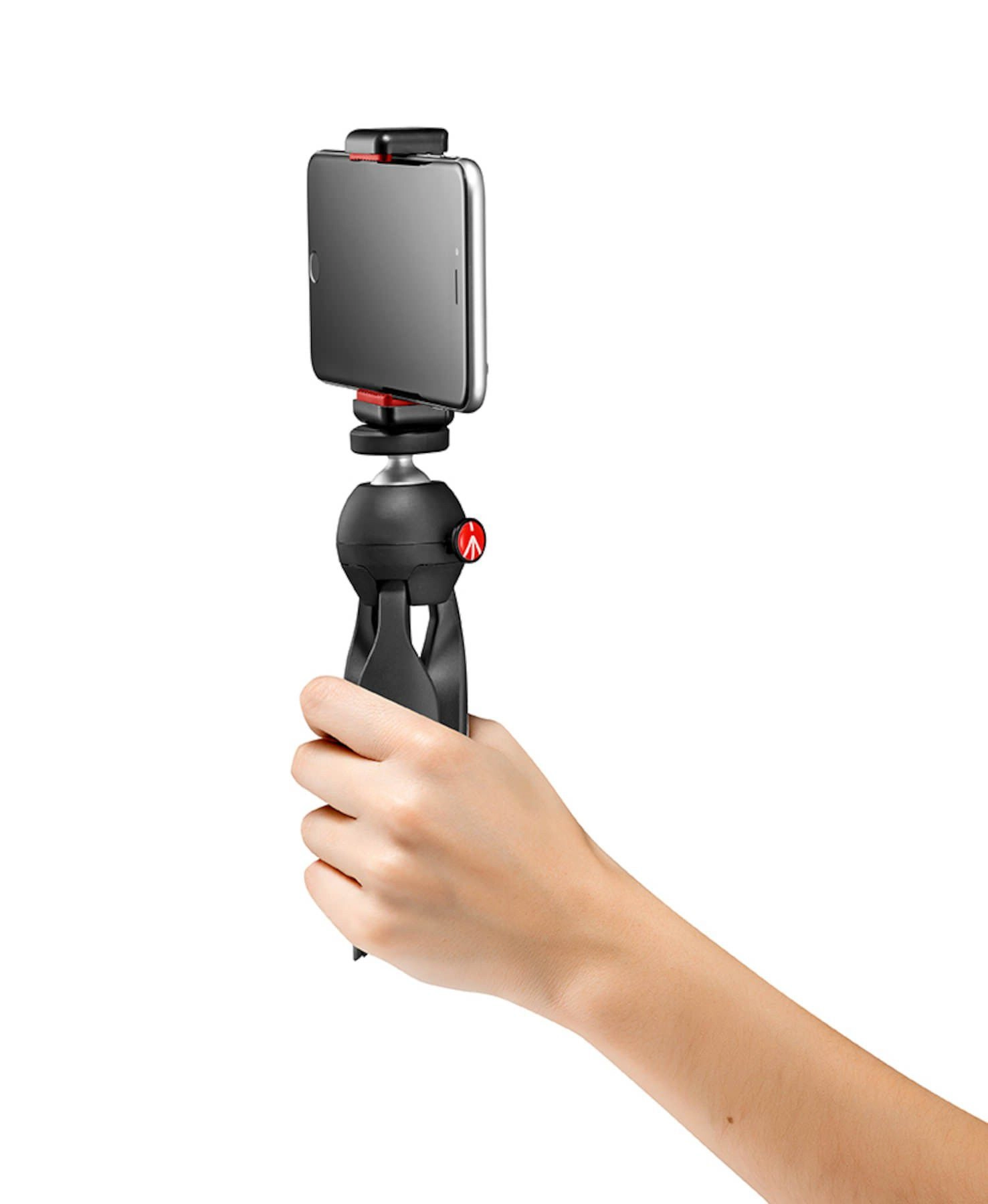 Manfrotto Mini Tripé MKPIXICLAMP-BK PIXI SMART para IPHONE CÂMERA COMPACT E DSLR