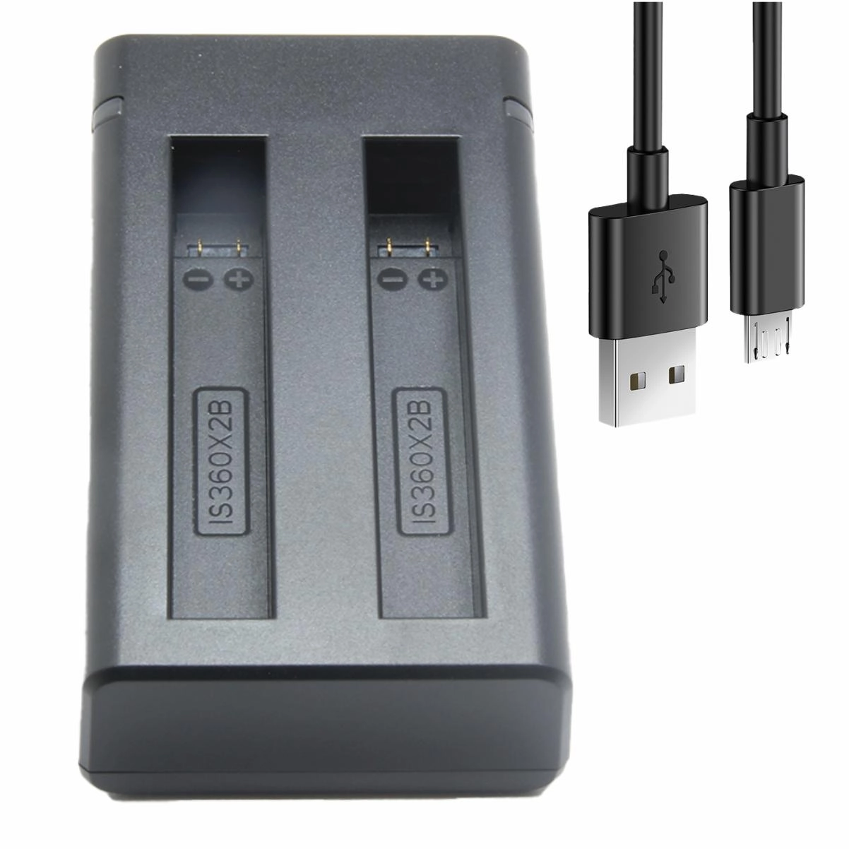 Kit 1 Bateria ISNTA360X2B + Carregador para INSTA 360 One X2