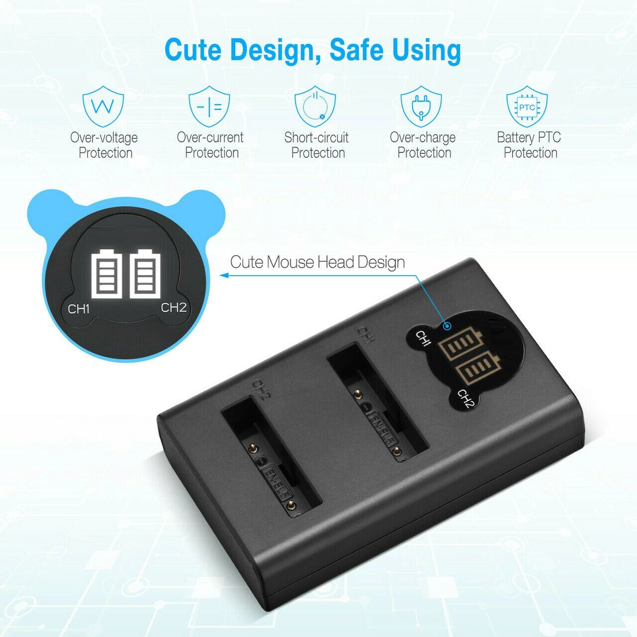 Kit 2 Baterias NB-13L + Carregador Duplo DL para Canon