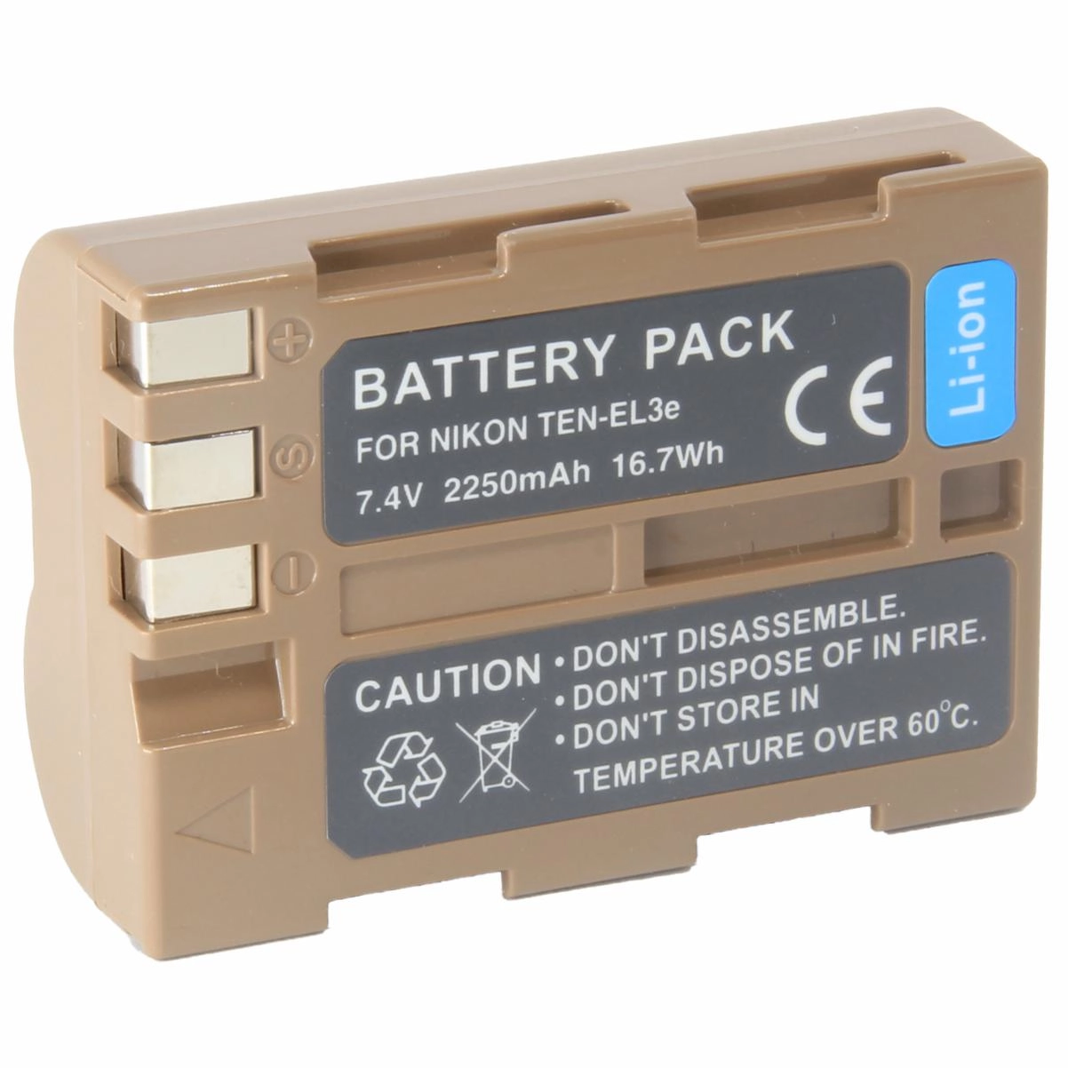 Bateria Com USB-C TEN-EL3E para Nikon Bateria Com USB-C TEN-EL3E para Nikon