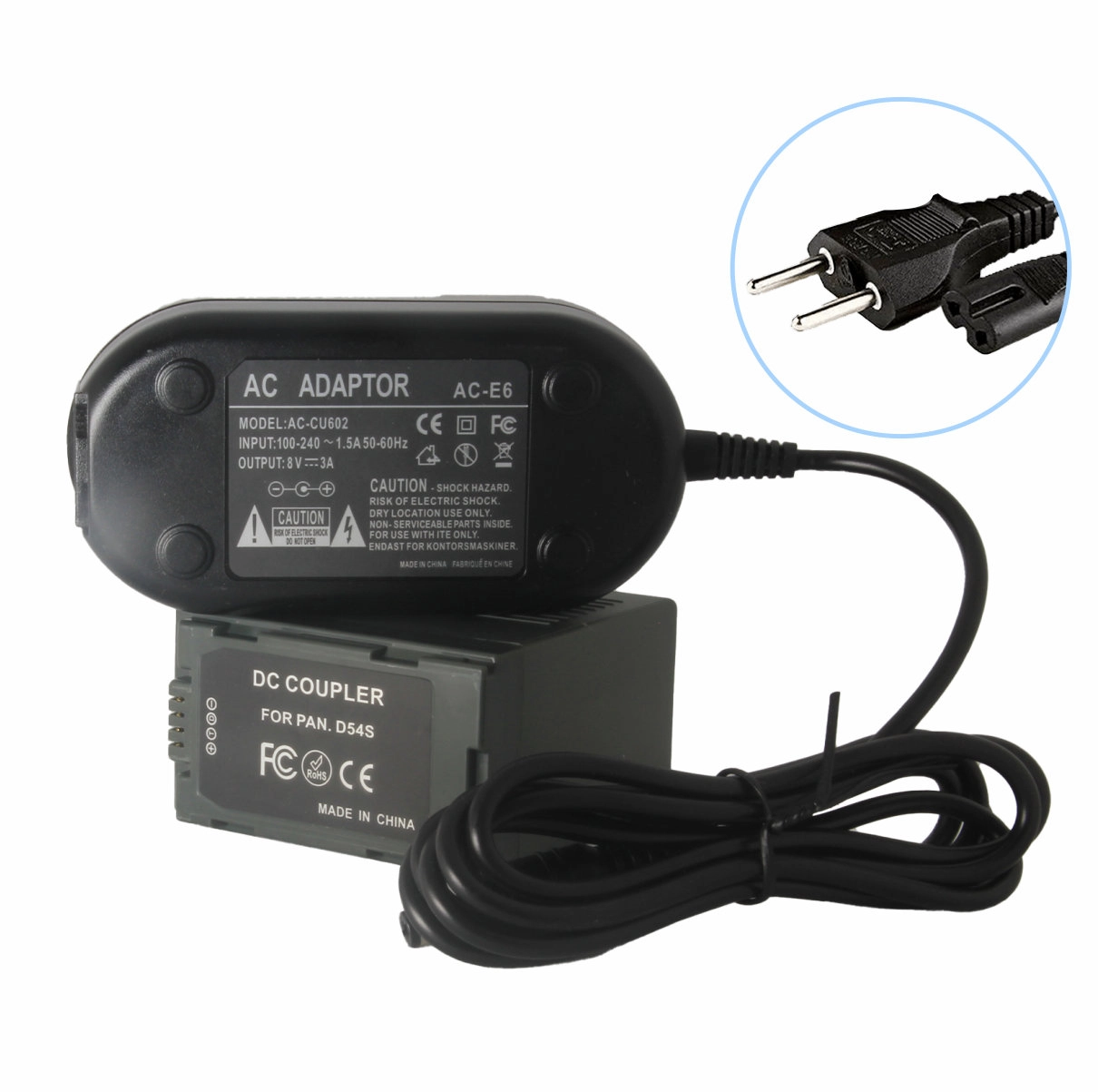 Adaptador Dummy TOMADA D54S para Panasonic Adaptador Dummy TOMADA D54S para Panasonic