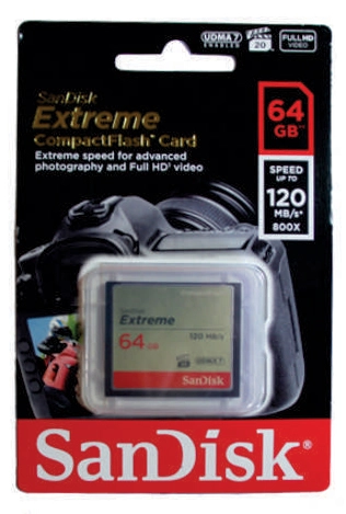 CF 64GB SANDISK EXTREME 120 SDCFXSB-064G