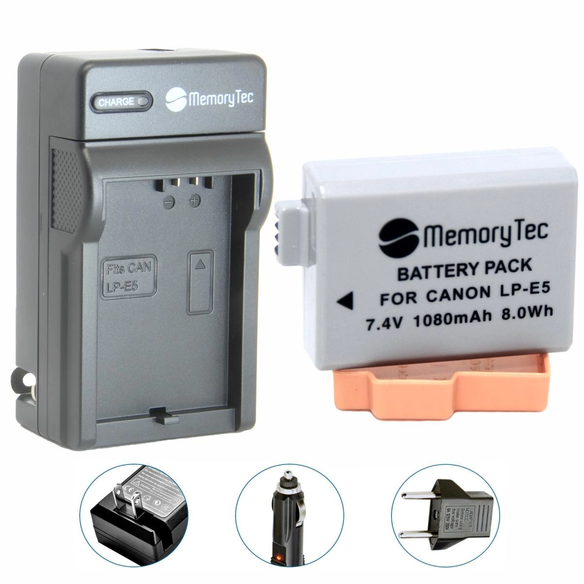 Kit 1 Bateria LP-E5 + Carregador para Canon