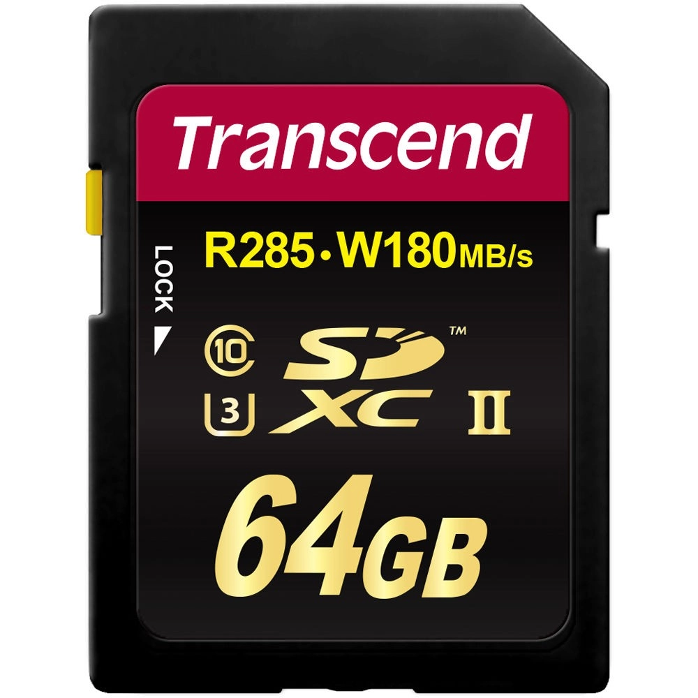 SDXC 64GB TRANSCEND ULTIMATE R285/W180
