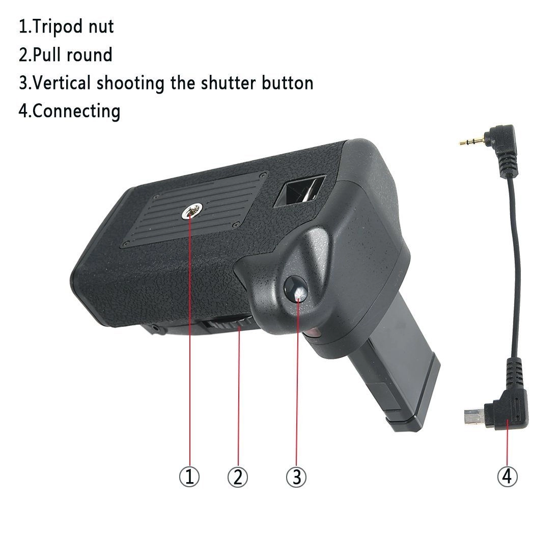 Kit Battery Grip MB-D3100 + 1 Bateria EN-EL14 para Nikon