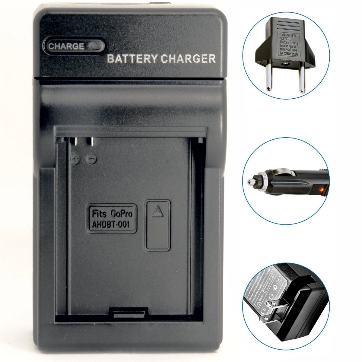 DC121 Carregador AHDBT-001 para GoPro HD Hero 1 DC121 Carregador AHDBT-001 para GoPro HD Hero 1
