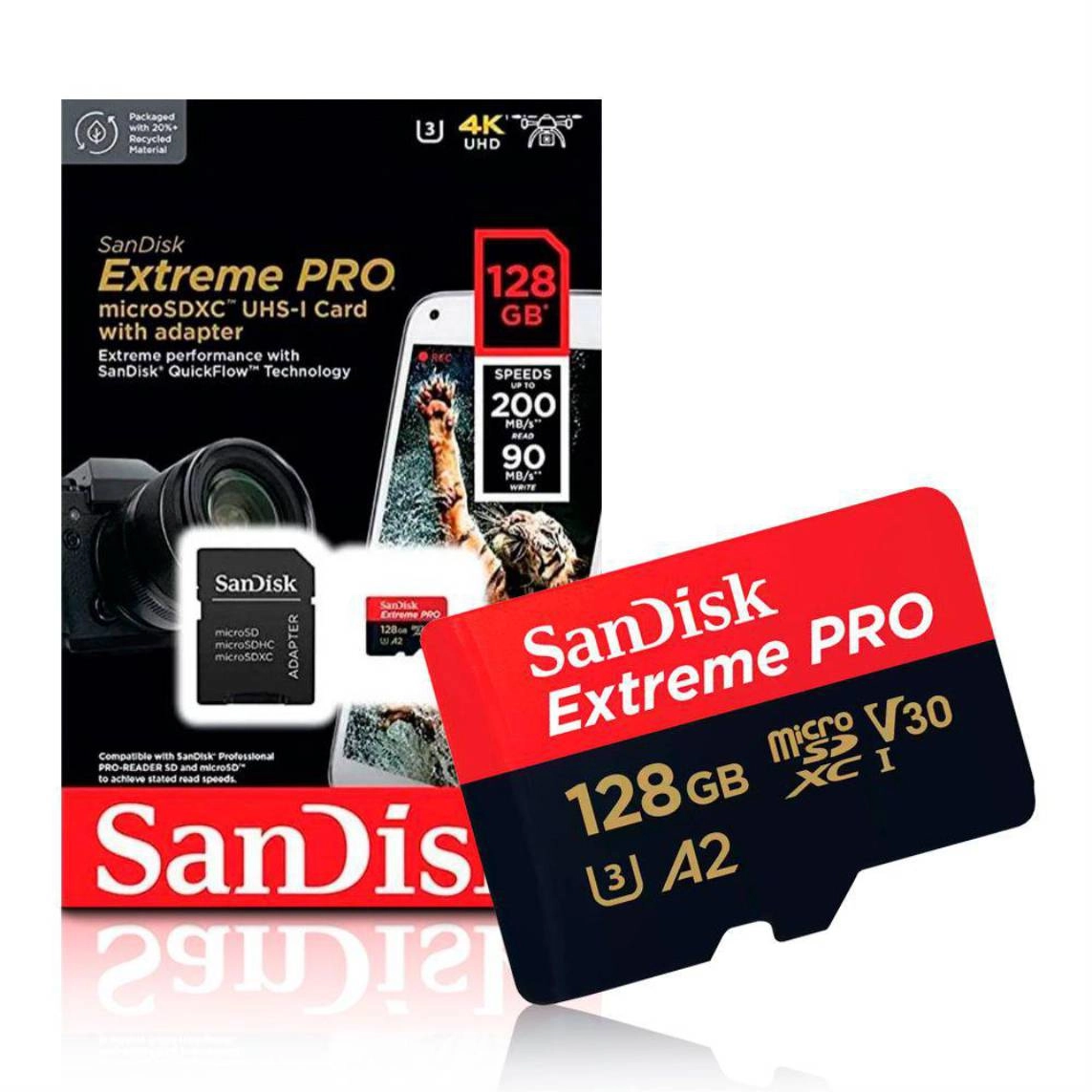 MICRO SDHC 128GB Sandisk EXTREME PRO 200M MICRO SDHC 128GB Sandisk EXTREME PRO 200M