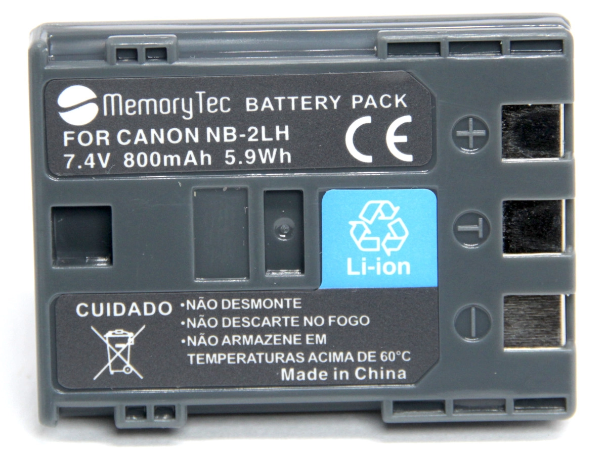 Kit 1 Bateria Nb-2lh + Carregador Duplo DL para Canon
