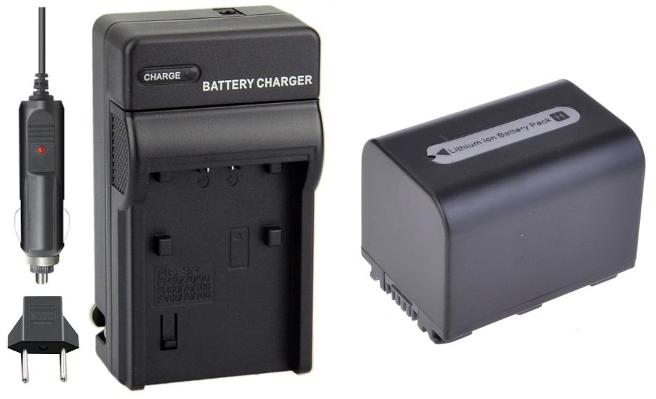 Kit 1 Bateria NP-FH70 + Carregador para Sony Kit 1 Bateria NP-FH70 + Carregador para Sony