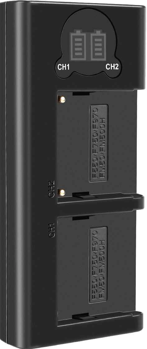 Kit 2 Baterias NP-F990 + Carregador Duplo DL para Sony Kit 2 Baterias NP-F990 + Carregador Duplo DL para Sony