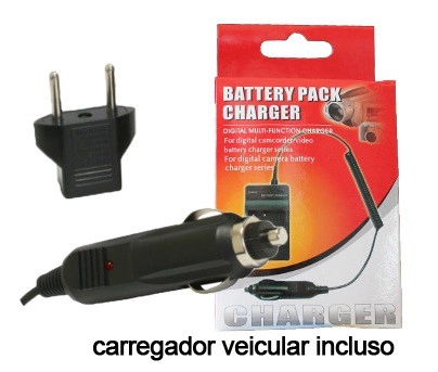 Kit 3 Baterias AHDBT-001 + Carregador para GoPro 1