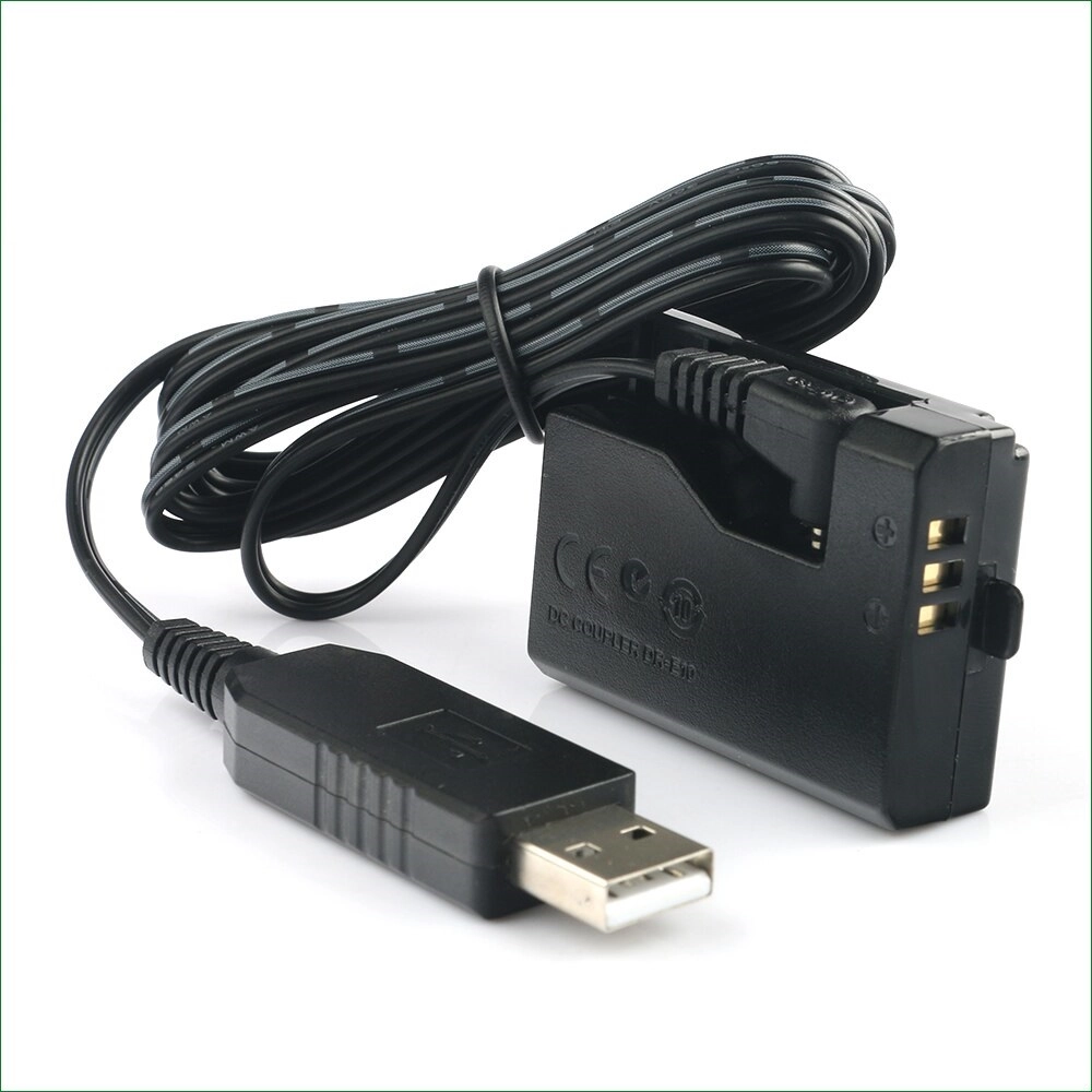 Adaptador Dummy USB DR-E10 / LP-E10 para Canon Adaptador Dummy USB DR-E10 / LP-E10 para Canon