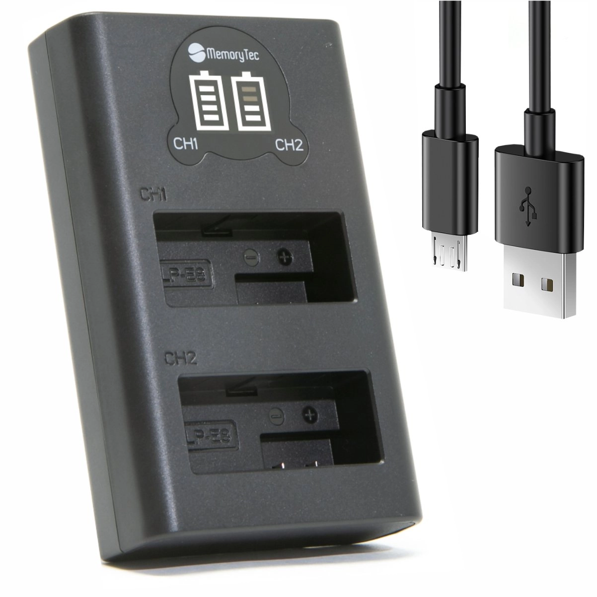 DL Carregador Duplo LP-E8 para Canon