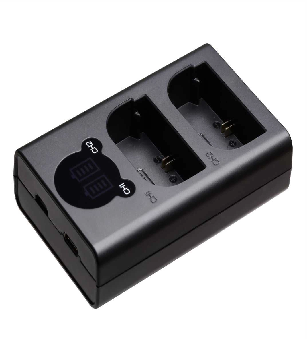 Kit Battery Grip BG-E14 + 2 Baterias LP-E6 + 1 Carregador Duplo DL para Canon 70D