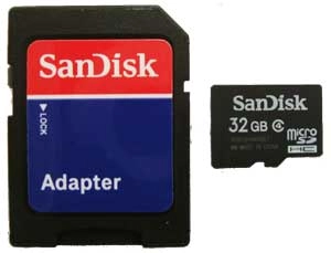 MICRO SDHC 32GB Sandisk COM ADAPT