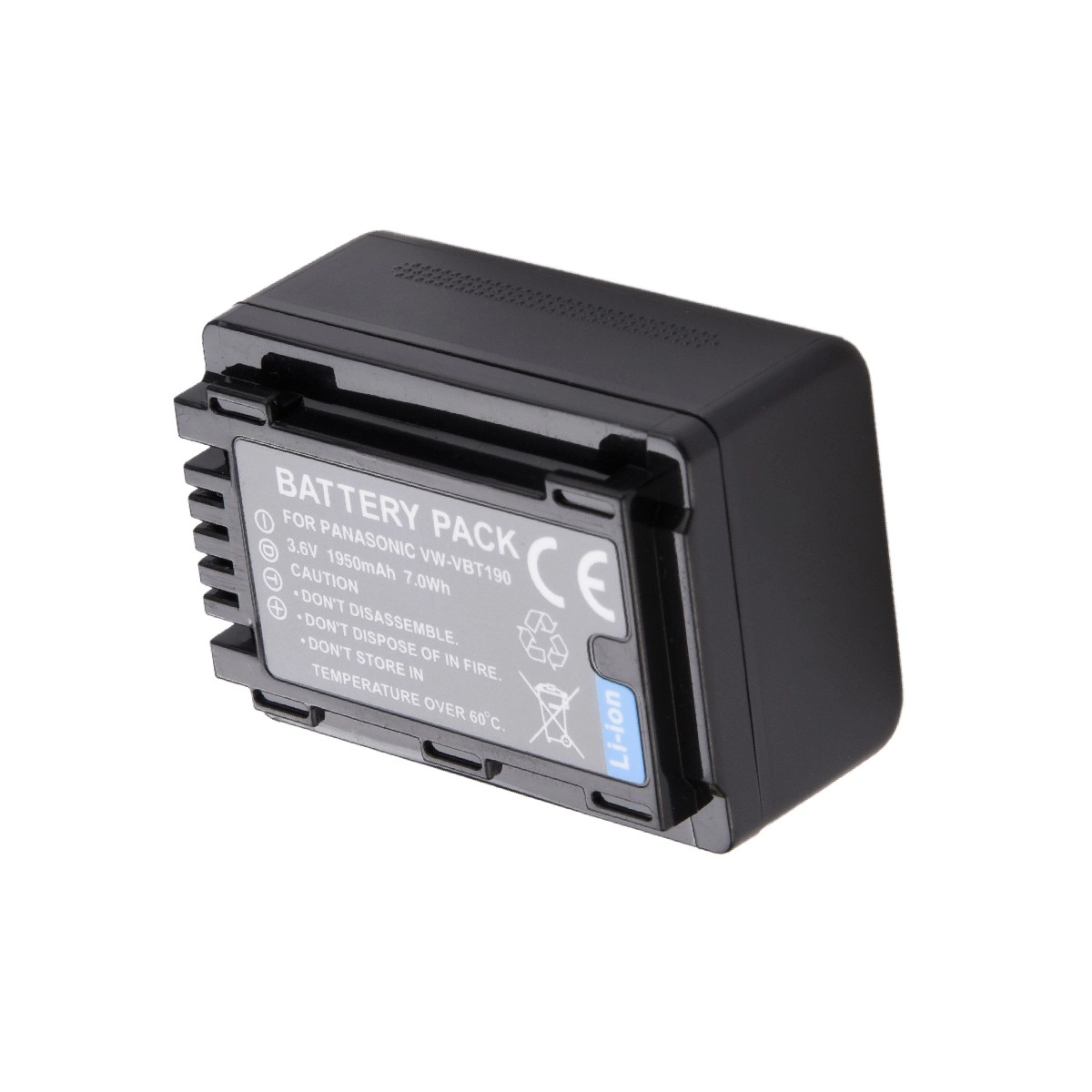 Kit 2 Baterias VW-VBT190 + Carregador para Panasonic Kit 2 Baterias VW-VBT190 + Carregador para Panasonic