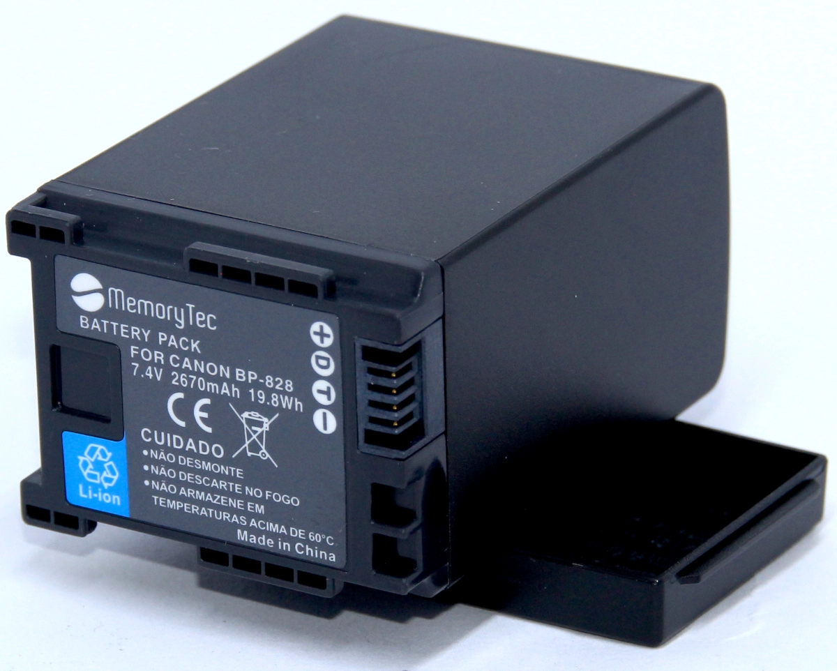 Kit 1 Bateria BP-828 + Carregador para Canon Kit 1 Bateria BP-828 + Carregador para Canon